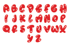 Premium alphabet laser cut SVG files for valentine Create personalized valentine decor with high-quality digital designs for laser cutters