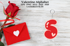 Premium alphabet laser cut SVG files for valentine Create personalized valentine decor with high-quality digital designs for laser cutters
