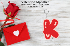 Premium alphabet laser cut SVG files for valentine Create personalized valentine decor with high-quality digital designs for laser cutters