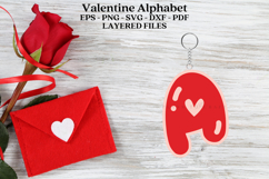 Premium alphabet laser cut SVG files for valentine Create personalized valentine decor with high-quality digital designs for laser cutters
