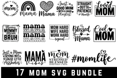 17 Mom Svg Bundle |Mother Day SVG Cut file Product Image 1