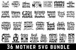 36 Mother Svg Bundle |Mother Day SVG Cut file Product Image 1