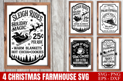 Christmas Sign Svg, Farmhouse Svg, Vintage Christmas Svg Product Image 1