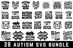 28 Autism Svg Bundle |Autism SVG Cut files | Cricut Product Image 1