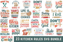 23 kitchen svg bundle Svg Bundle |Kitchen Rules SVG Cut file Product Image 1