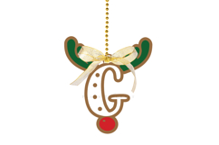 Premium laser cut SVG files for Christmas alphabet ornaments Create personalized Christmas decor with high-quality digital designs for laser cutters