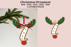 Premium laser cut SVG files for Christmas alphabet ornaments Create personalized Christmas decor with high-quality digital designs for laser cutters