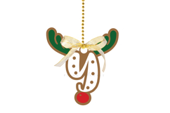 Premium laser cut SVG files for Christmas alphabet ornaments Create personalized Christmas decor with high-quality digital designs for laser cutters