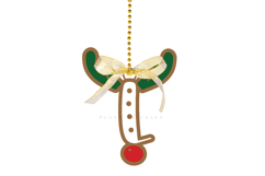 Premium laser cut SVG files for Christmas alphabet ornaments Create personalized Christmas decor with high-quality digital designs for laser cutters