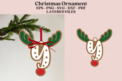 Premium laser cut SVG files for Christmas alphabet ornaments Create personalized Christmas decor with high-quality digital designs for laser cutters