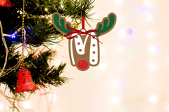 Premium laser cut SVG files for Christmas alphabet ornaments Create personalized Christmas decor with high-quality digital designs for laser cutters