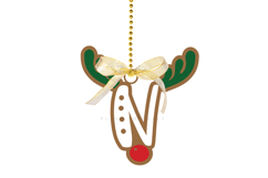 Premium laser cut SVG files for Christmas alphabet ornaments Create personalized Christmas decor with high-quality digital designs for laser cutters