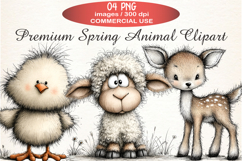 Premium Spring Animal Clipart Product Image 1