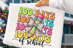 Preppy 100 Days of School PNG Product Image 2