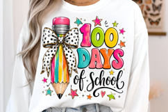 Preppy 100 Days of School PNG Product Image 3