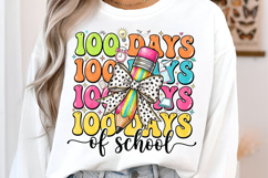 Preppy 100 Days of School PNG Product Image 4