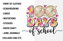 Preppy 100 Days of School PNG Product Image 3