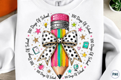 Preppy 100 Days of School PNG Product Image 1