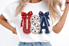 Preppy 4th Of July PNG, Coquette USA Png Product Image 3