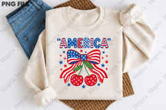 Preppy America Cherries PNG Product Image 3