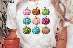 Preppy Autumn Fall Pumpkin PNG Product Image 2