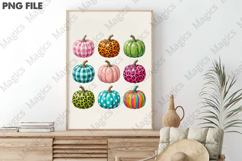 Preppy Autumn Fall Pumpkin PNG Product Image 3