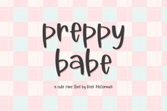 Preppy Babe Handwritten Font Product Image 1