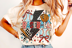 Baseball PNG, Preppy Baseball, Baseball Mom PNG, Game Day Product Image 2