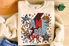 Baseball Game Day PNG, Baseball PNG, Baseball Mama PNG Product Image 3