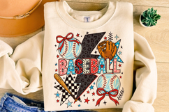 Baseball PNG, Preppy Baseball, Baseball Mom PNG, Game Day Product Image 3