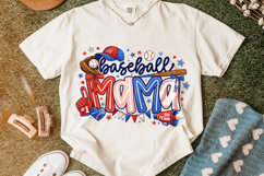 Baseball Mama Preppy PNG, Baseball Game Day PNG, Sports Mom Product Image 5