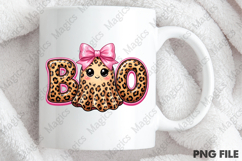 Preppy Boo Ghost Leopard PNG Product Image 4