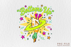 Preppy Bottoms Up Summer Duck PNG Product Image 1