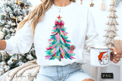 Preppy Christmas Tree PNG Product Image 5