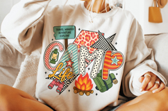Camp Life PNG, Campfire PNG, Camping Sublimation PNG, Camper Product Image 1