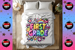 Preppy Back to School Grade PNG Bundle Product Image 5