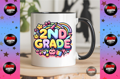 Preppy Back to School Grade PNG Bundle Product Image 7