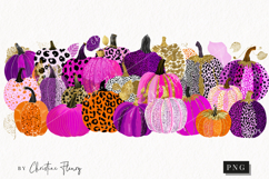 Preppy Chic Gourds Clipart | Halloween Png Product Image 1