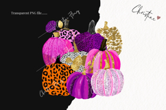 Preppy Chic Gourds Clipart | Halloween Png Product Image 2