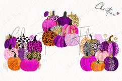 Preppy Chic Gourds Clipart | Halloween Png Product Image 3