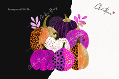 Preppy Chic Gourds Clipart | Halloween Png Product Image 2