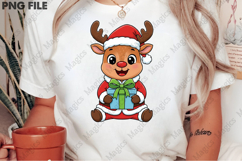 Preppy Christmas Reindeer png Product Image 2