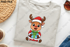 Preppy Christmas Reindeer png Product Image 3