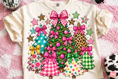 Preppy Christmas Tree PNG Product Image 1