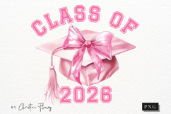 Preppy Varsity Class Of Senior 2026 PNG | Graduation PNG Product Image 4