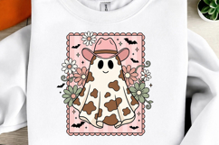Preppy Country Halloween Cowboy Ghost Png Product Image 2
