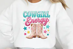 Preppy Cowgirl Energy Western PNG Product Image 2