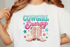 Preppy Cowgirl Energy Western PNG Product Image 3