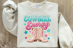 Preppy Cowgirl Energy Western PNG Product Image 4