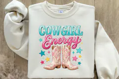 Preppy Cowgirl Energy Western PNG Product Image 4